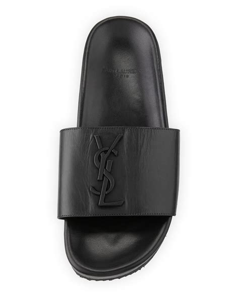 ysl slides size 9|saint laurent sandals flat.